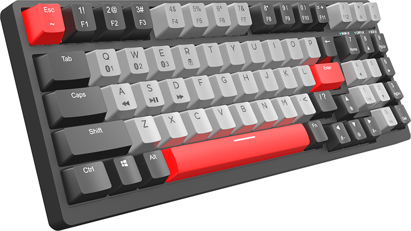 KF1800mini三模成品迷你发光机械键盘
